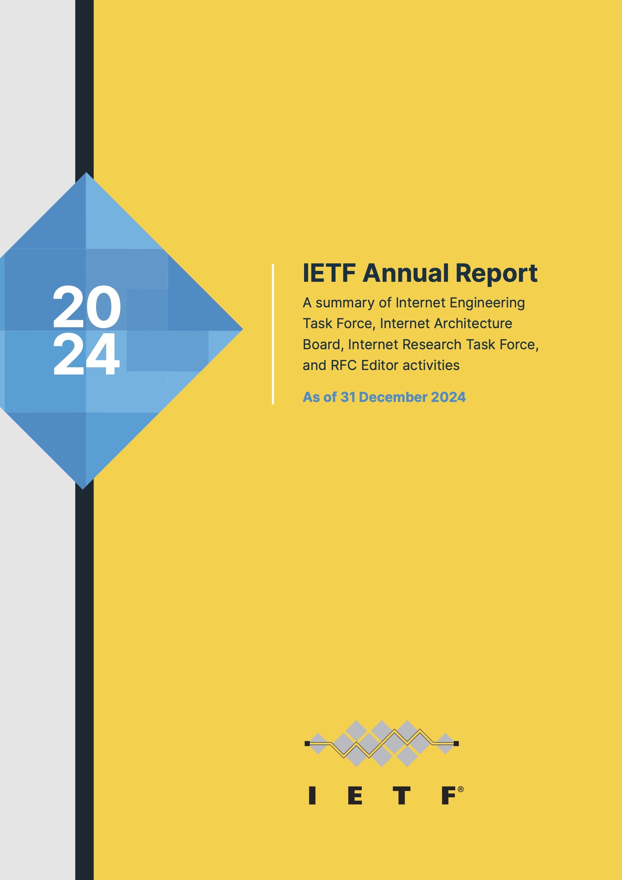 IETF Annual Report 2024 cover image